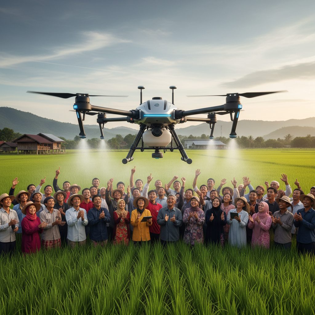 AgriTech MADA — Drone Pertanian Padi