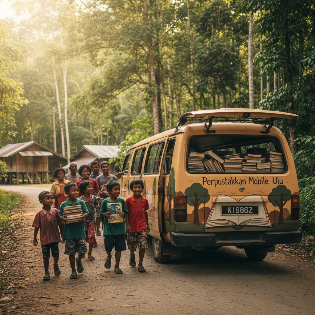 Buku Tiba — Perpustakaan Mobile Ulu